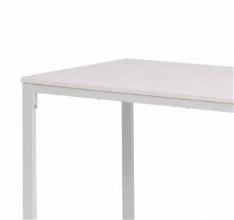Písací stôl s regálom 120x60 cm Dekorhome Biela,Písací stôl s regálom 120x60 cm Dekorhome Biela 6