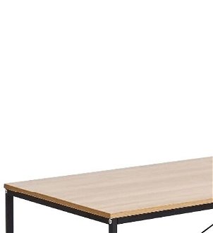 Písací stôl s regálom Veina - dub / čierna 6