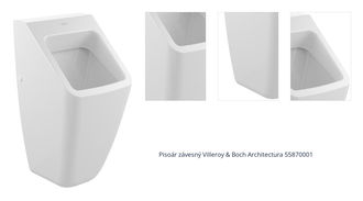 Pisoár závesný Villeroy & Boch Architectura 55870001 1