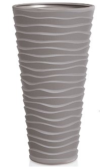 Plastový kvetináč DPSA350 34,6 cm - mocca
