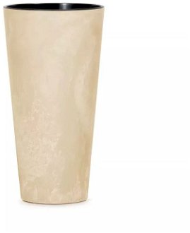 Plastový kvetináč DTUS250E 25 cm - slonovinová