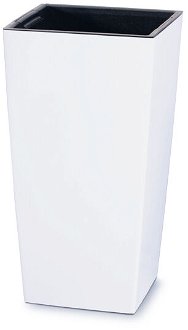 Plastový kvetináč DURS125 12,5 cm - biela
