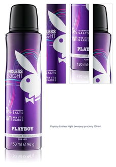 Playboy Endless Night deospray pre ženy 150 ml 1