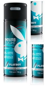 Playboy Endless Night dezodorant v spreji pre mužov 150 ml 3