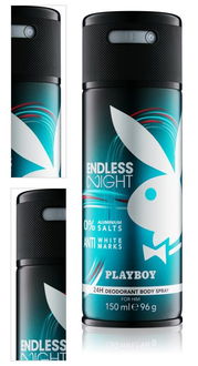 Playboy Endless Night dezodorant v spreji pre mužov 150 ml 4