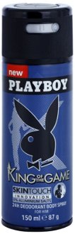 Playboy King Of The Game dezodorant v spreji pre mužov 150 ml