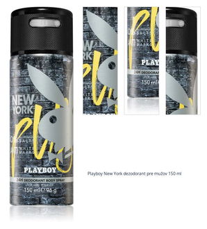 Playboy New York dezodorant pre mužov 150 ml 1