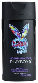 Playboy No Sleep New York sprchový gél a šampón 2 v 1 pre mužov 250 ml