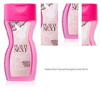 Playboy Play It Sexy sprchový gél pre ženy 250 ml 1