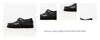 Pleasures x Sperry Captains Oxford Vibram Silver/ Black 1