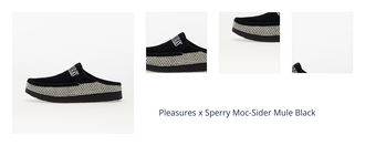 Pleasures x Sperry Moc-Sider Mule Black 1