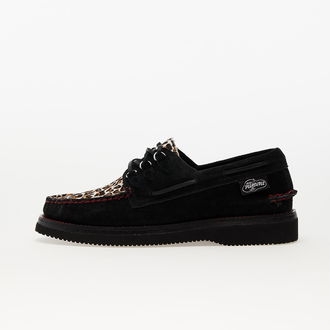 Pleasures x Sperry Vibram 3-Eye Boat Shoe Black 2