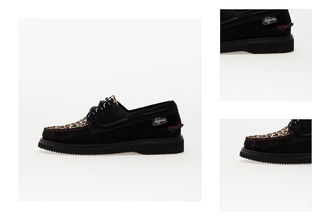 Pleasures x Sperry Vibram 3-Eye Boat Shoe Black 3