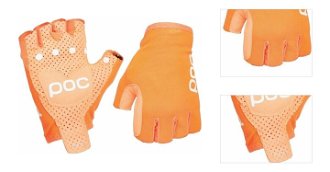 POC Avip Short Glove Zink Orange L Cyklistické rukavice 3