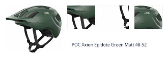 POC Axion Epidote Green Matt 48-52 Prilba na bicykel 1