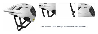 POC Axion Race MIPS Hydrogen White/Uranium Black Matt 59-62 Prilba na bicykel 1