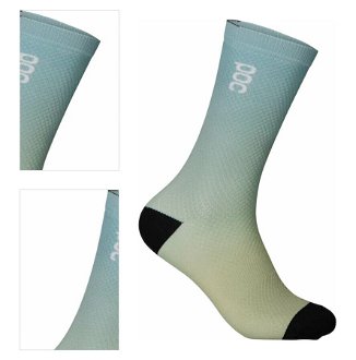 POC Essential Print Sock Gradient Mineral Blue M Cyklo ponožky 4