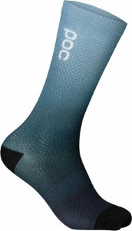 POC Essential Print Sock Gradient Turmaline Navy L Cyklo ponožky