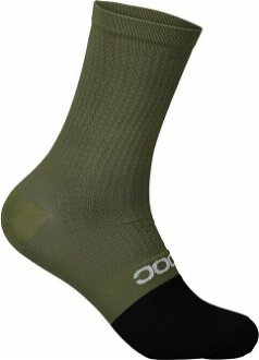 POC Flair Sock Mid Epidote Green/Uranium Black L Cyklo ponožky 2