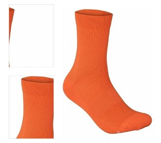 POC Fluo Sock Fluorescent Orange L Cyklo ponožky 4