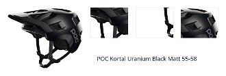 POC Kortal Uranium Black Matt 55-58 Prilba na bicykel 1