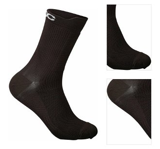 POC Lithe MTB Mid Sock Axinite Brown L Cyklo ponožky 3