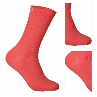 POC Lithe MTB Sock Mid Ammolite Coral L Cyklo ponožky 3