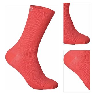POC Lithe MTB Sock Mid Ammolite Coral M Cyklo ponožky 3