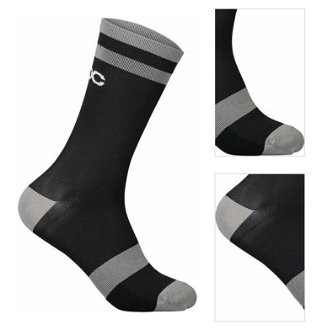 POC Lure MTB Sock Long Uranium Black/Granite Grey L Cyklo ponožky 3