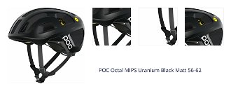 POC Octal MIPS Uranium Black Matt 56-62 Prilba na bicykel 1