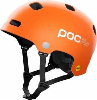 POC POCito Crane MIPS Fluorescent Orange 51-54 Detská prilba na bicykel
