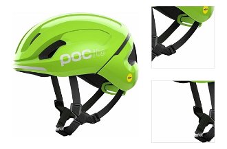 POC POCito Omne MIPS Fluorescent Yellow/Green 51-56 Detská prilba na bicykel 3
