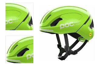 POC POCito Omne MIPS Fluorescent Yellow/Green 51-56 Detská prilba na bicykel 4