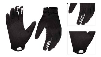 POC Resistance Enduro ADJ Uranium Black/Uranium Black S Cyklistické rukavice 3