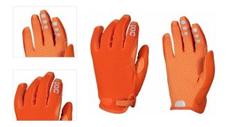 POC Resistance Enduro Adj Zink Orange L Cyklistické rukavice 4