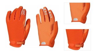 POC Resistance Enduro Adj Zink Orange XL Cyklistické rukavice 3