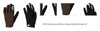 POC Resistance Enduro Glove Axinite Brown XL Cyklistické rukavice 1