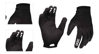 POC Resistance Enduro Glove Black/Uranium Black S Cyklistické rukavice 4