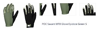 POC Savant MTB Glove Epidote Green S Cyklistické rukavice 1
