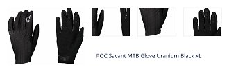 POC Savant MTB Glove Uranium Black XL Cyklistické rukavice 1