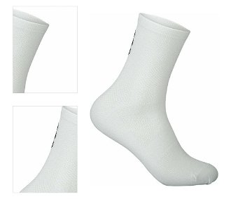 POC Seize Short Sock Hydrogen White L Cyklo ponožky 4
