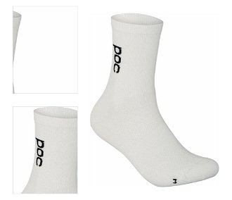 POC Soleus Lite Long Sock Hydrogen White M Cyklo ponožky 4