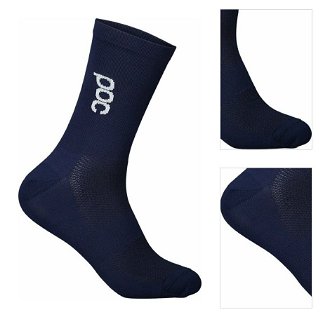 POC Soleus Lite Mid Sock Turmaline Navy M Cyklo ponožky 3