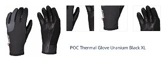 POC Thermal Uranium Black XL Cyklistické rukavice 1