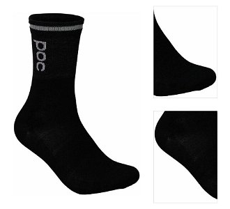 POC Thermal Grey/Uranium Black S Cyklo ponožky 3