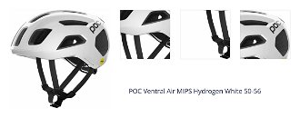 POC Ventral Air MIPS Hydrogen White 50-56 Prilba na bicykel 1