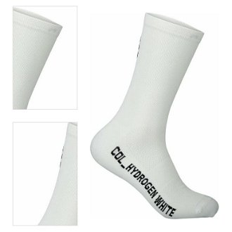 POC Vivify Sock Long Hydrogen White M Cyklo ponožky 4