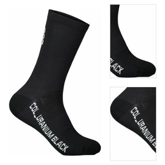 POC Vivify Sock Long Uranium Black S Cyklo ponožky 3