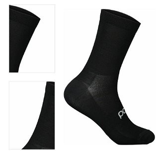 POC Zephyr Merino Mid Sock Uranium Black M Cyklo ponožky 4