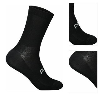 POC Zephyr Merino Mid Sock Uranium Black S Cyklo ponožky 3
